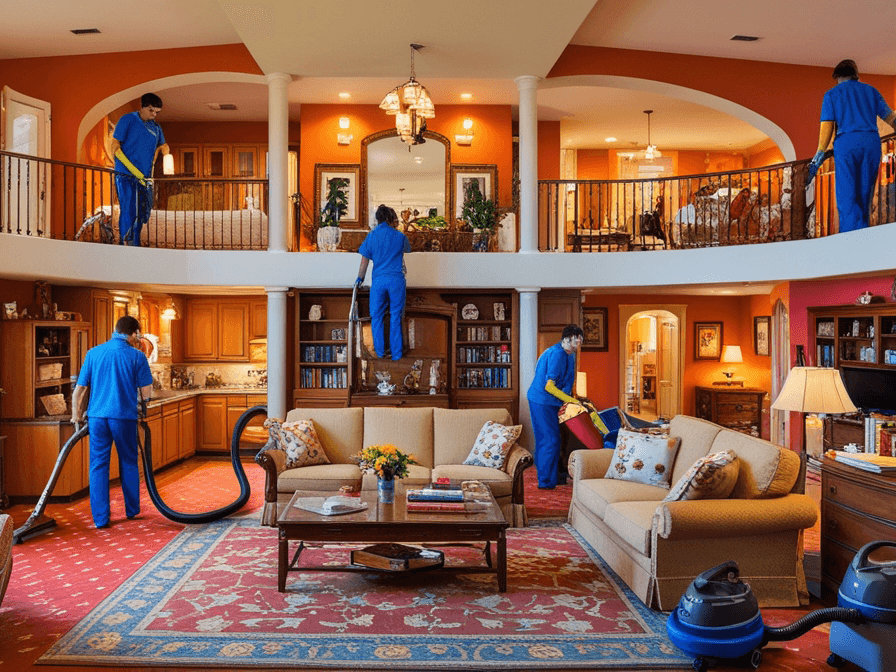 Villa and Duplex Cleaning up to 1000-2000sqft